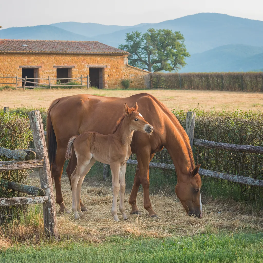 Élevage de chevaux, Gold Ranch, Boyeux-Saint-Jérôme