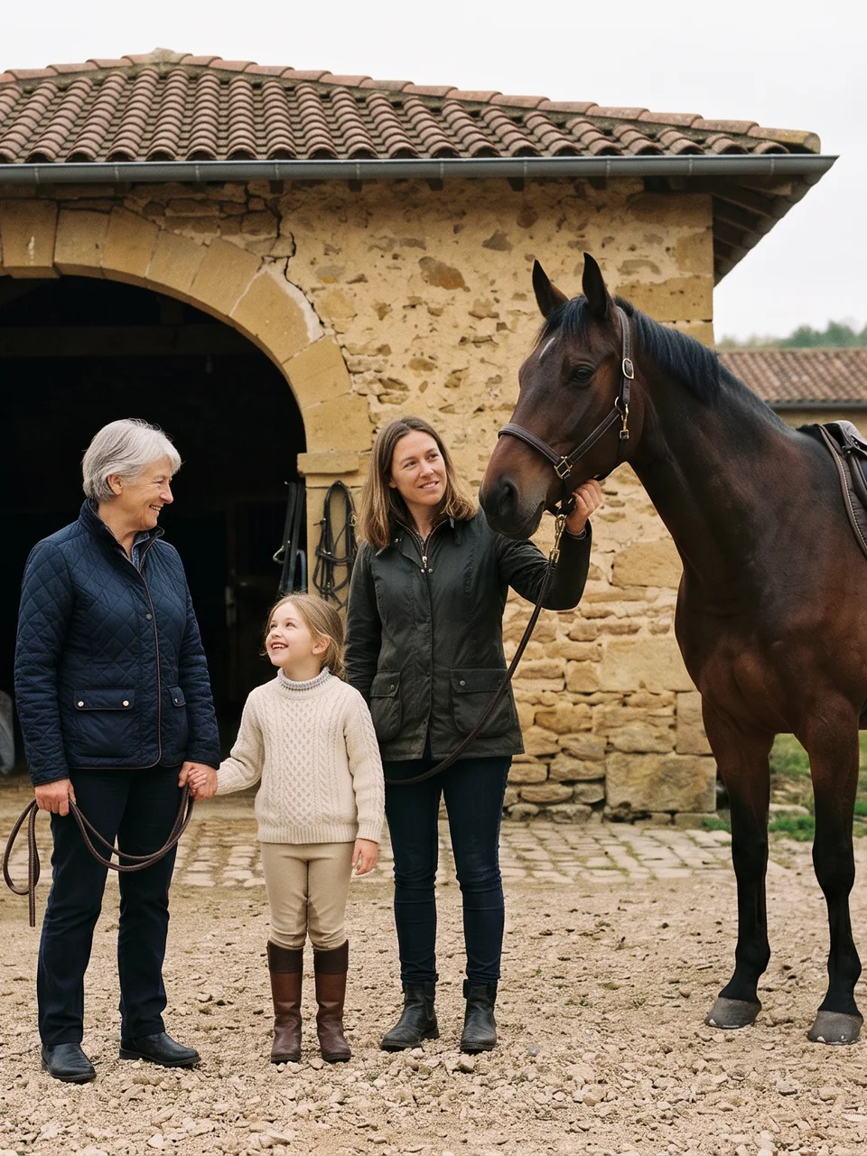 L'équipe, Gold Ranch, centre équestre à Boyeux-Saint-Jérôme